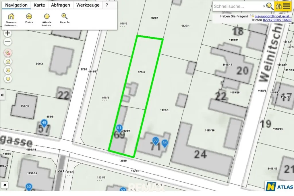 GÄNSERNDORF BESTLAGE - BAUGRUNDSTÜCK FÜR 2 HÄUSER - Vista 3