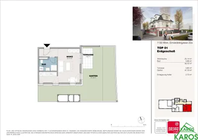 1-Zimmer-Wohnung mieten in Wien – 30 m², € 1.244 – Bild 5 von 10