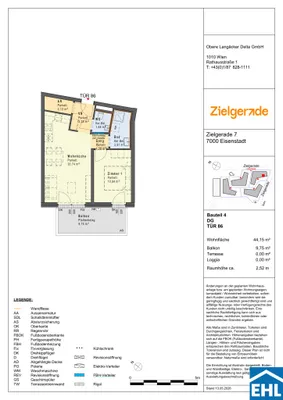 2-Zimmer-Wohnung kaufen in Eisenstadt – 44,15 m², € 227.000 – Bild 13 von 13