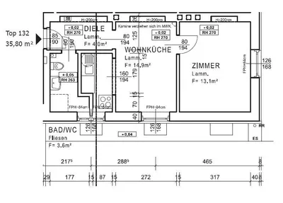 2-Zimmer-Wohnung mieten in Graz – 35 m², € 549 – Bild 8 von 8