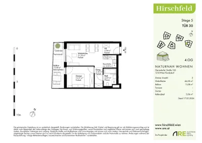 2-Zimmer-Wohnung kaufen in Wien – 46 m², € 255.670 – Bild 14 von 28