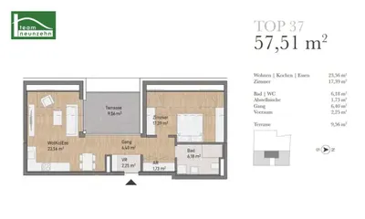 Immobilie kaufen in Graz – 57,51 m², € 407.631 – Bild 8 von 8