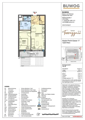 2-Zimmer-Wohnung kaufen in Wien – 49,2 m², € 297.000 – Bild 2 von 5
