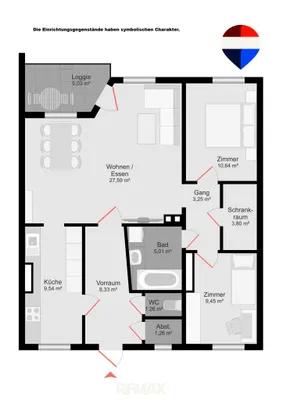 2-Zimmer-Wohnung kaufen in Oberwart – 80 m², € 135.000 – Bild 14 von 14