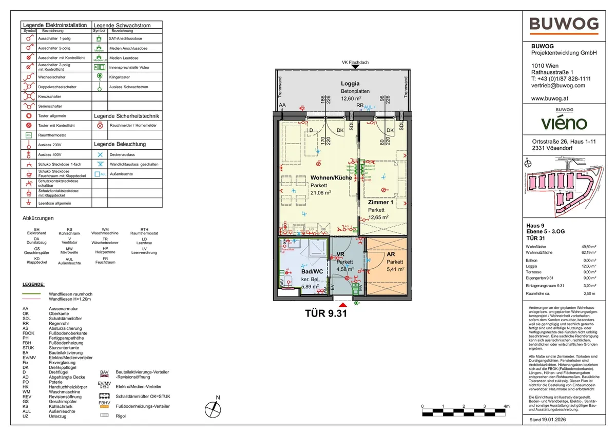 viéno - DG-Traum: 2-Zimmer-Wohnung mit LOGGIA in ERSTBEZUG ab 11/2026, provisionsfrei vom Bauträger – pohled 2