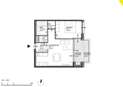 2-Zimmer-Wohnung kaufen in Wien – 55,01 m², € 342.000 – Bild 10 von 10