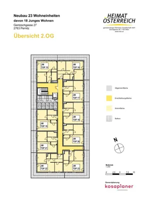 2-Zimmer-Wohnung mieten in Wiener Neustadt Land – 53,7 m², € 602 – Bild 7 von 7