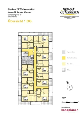 2-Zimmer-Wohnung mieten in Wiener Neustadt Land – 53,7 m², € 602 – Bild 6 von 7
