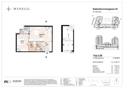 Immobilie kaufen in Wien – 41,95 m², € 351.800 – Bild 9 von 9