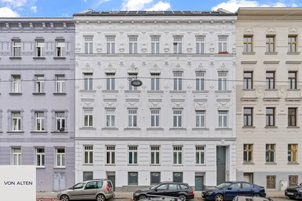 Sanierte Altbauwohnung mit Lift, Parkblick, Gemeinschaftsterrassen und guter Verkehrsanbindung - Ansicht 2