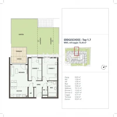 3-Zimmer-Wohnung kaufen in Wien – 65,35 m², € 419.000 – Bild 25 von 25