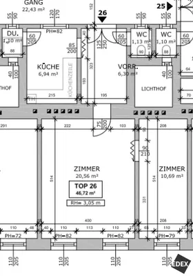 2-Zimmer-Wohnung kaufen in Wien – 46,72 m², € 275.000 – Bild 24 von 24