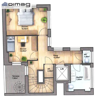 4-Zimmer-Wohnung kaufen in Wien – 101 m², € 1.090.000 – Bild 6 von 7