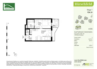 2-Zimmer-Wohnung kaufen in Wien – 46,75 m², € 276.000 – Bild 26 von 26