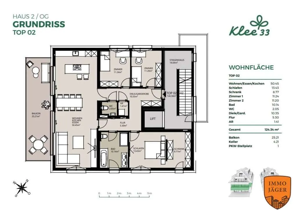 Wohnung – Linz, Harbach, Urfahr - Ansicht 2