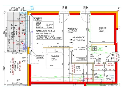 1-Zimmer-Wohnung mieten in Mödling – 53 m², € 1.150 – Bild 13 von 13