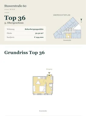 1-Zimmer-Wohnung kaufen in Wien – 30,3 m², € 244.000 – Bild 7 von 8