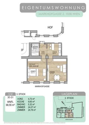 2-Zimmer-Wohnung kaufen in Wien – 69 m², € 400.000 – Bild 17 von 17