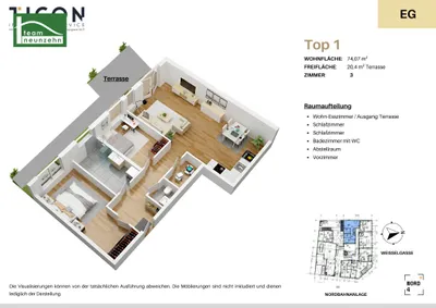 Immobilie kaufen in Wien – 74,56 m², € 323.001 – Bild 20 von 20