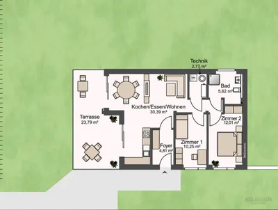 3-Zimmer-Wohnung mieten in Villach Land – 66 m², € 1.800 – Bild 12 von 12