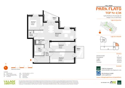 4-Zimmer-Wohnung kaufen in Wien – 92,91 m², € 815.000 – Bild 12 von 12