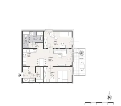 3-Zimmer-Wohnung kaufen in Wien – 74,78 m², € 443.000 – Bild 8 von 8