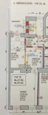 Wohnung kaufen in Wien – 46,27 m², € 99.000 – Bild 2 von 3