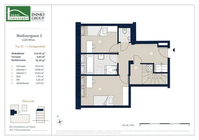 4-Zimmer-Wohnung kaufen in Wien – 114,28 m², € 849.000 – Bild 36 von 38