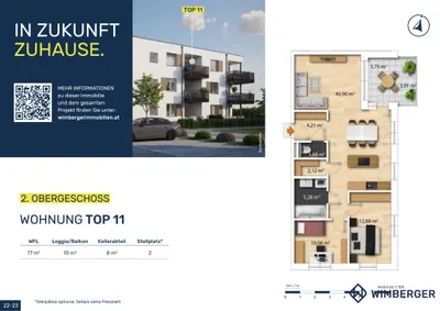 3-Zimmer-Wohnung kaufen in Linz Land – 77 m², € 339.600 – Bild 10 von 14