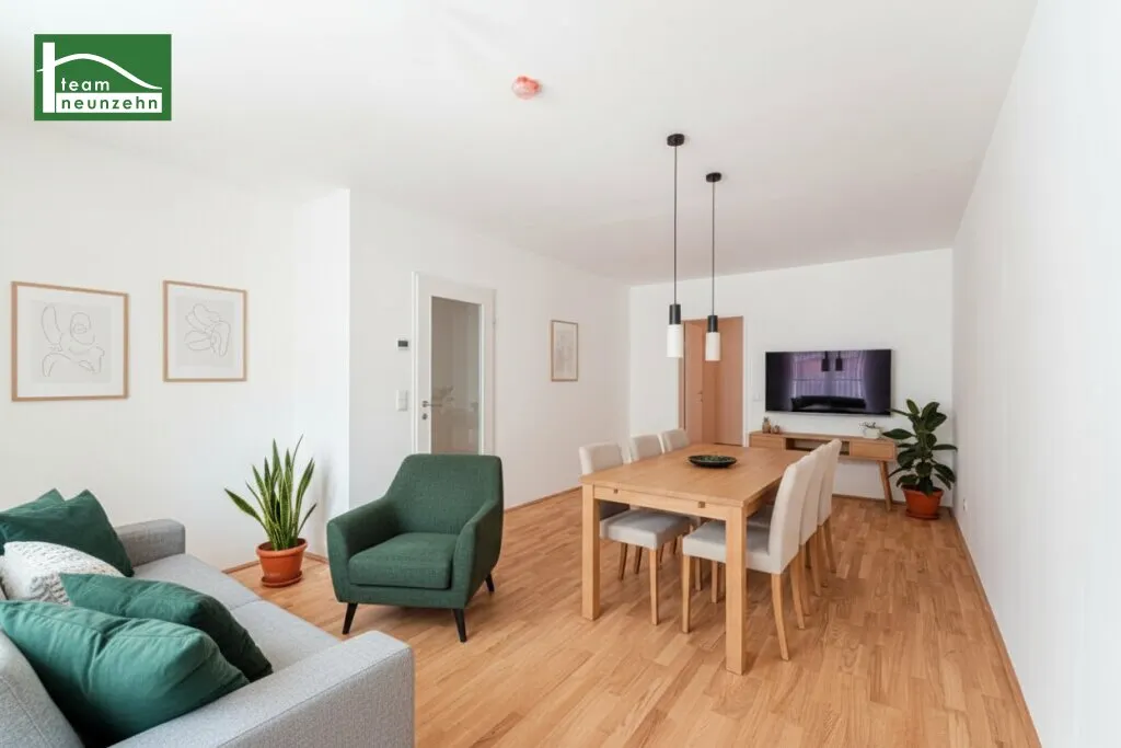 Hochwertige Erstbezugs-Anlegerwohnung nahe Schönbrunn - Tolle 3-Zimmer Wohnung in Hofausrichtung mit inkludierter Küche und hochwertiger Ausstattung! - Widok 3