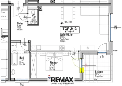 2-Zimmer-Wohnung kaufen in Tulln – 68 m², € 339.000 – Bild 20 von 21