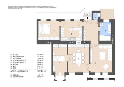 4-Zimmer-Wohnung kaufen in Wien – 102 m², € 749.000 – Bild 13 von 13