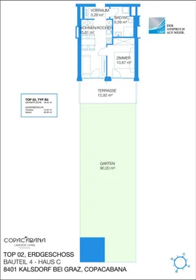 Wohnung mieten in Graz-Umgebung – 36,38 m², € 710 – Bild 12 von 12