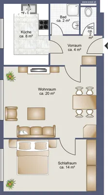 Wohnung kaufen in Wien – 51 m², € 187.775 – Bild 13 von 14