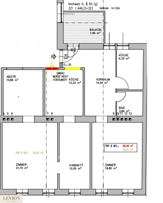4-Zimmer-Wohnung kaufen in Wien – 100 m², € 298.000 – Bild 32 von 32