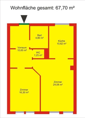 2-Zimmer-Wohnung kaufen in Wien – 68 m², € 318.000 – Bild 12 von 12