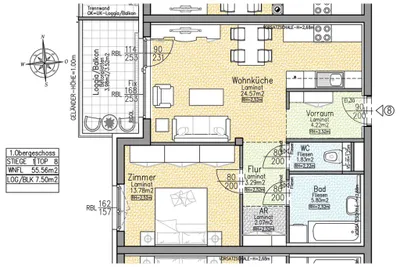 2-Zimmer-Wohnung mieten in Sankt Pölten Land – 55,56 m², € 625 – Bild 10 von 15