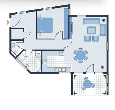 2-Zimmer-Wohnung mieten in Feldkirchen – 72 m², € 899 – Bild 2 von 15
