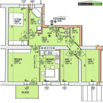 4-Zimmer-Wohnung mieten in Murtal – 86,76 m², € 787 – Bild 15 von 15