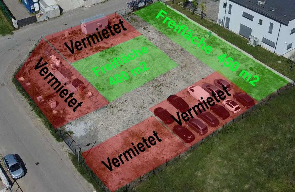 Gewerbefreifläche bzw. Container Abstellfläche zu vermieten Betriebsbaugrundstück - Ansicht 2