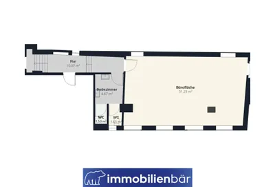 1-Zimmer-Gewerbeimmobilie mieten in Rohrbach – 76,65 m², € 309 – Bild 11 von 11