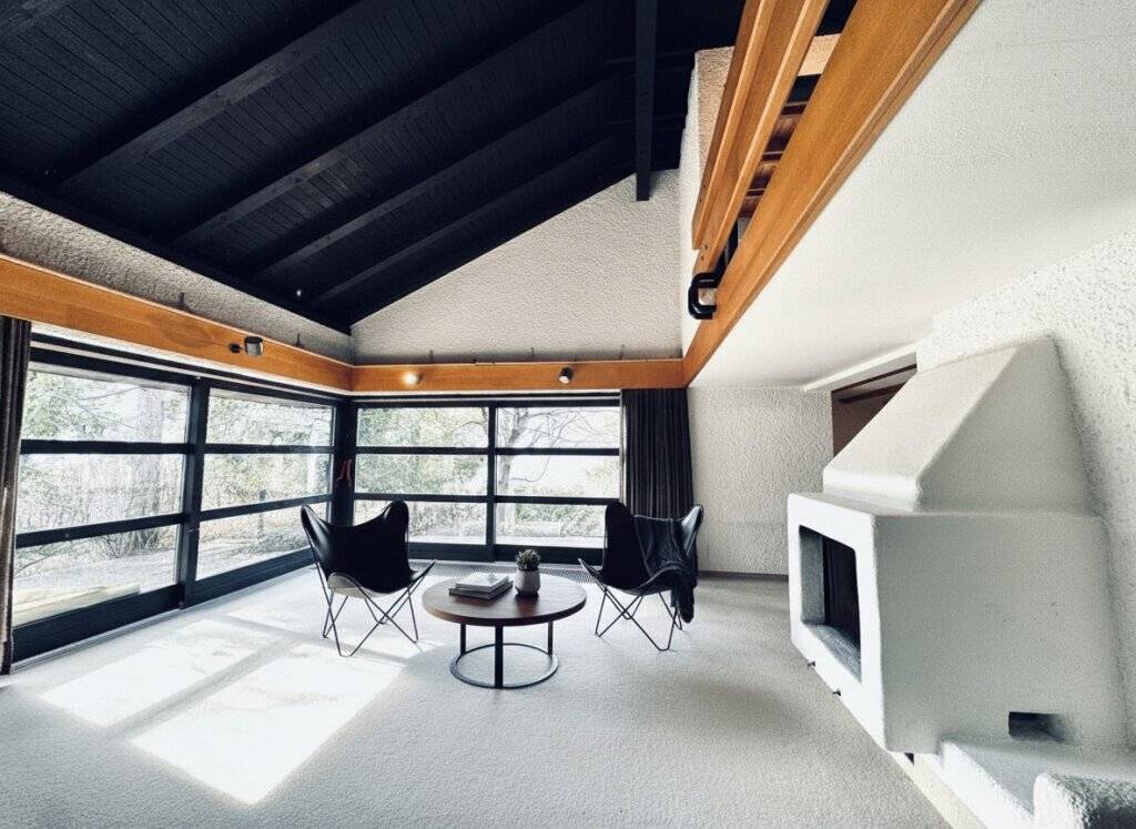 Haus in Mils: Stilvolle Design-Ikone der späten 70er mit großzügigem Garten und Garage - voll unterkellert (ca.75 m²), Mils