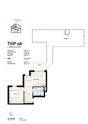 2-Zimmer-Wohnung kaufen in Wien – 42,4 m², € 274.000 – Bild 12 von 12