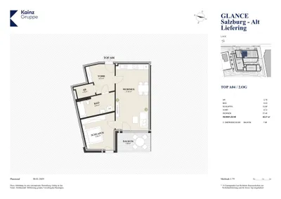 2-Zimmer-Wohnung kaufen in Salzburg Stadt – 60,27 m², € 469.500 – Bild 11 von 11