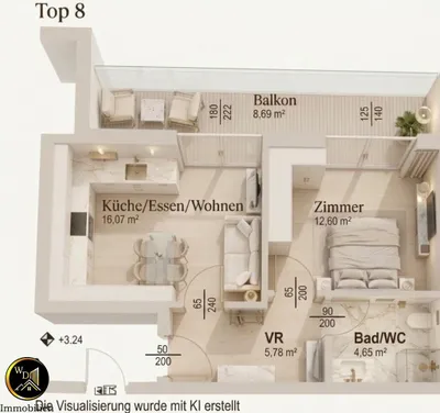 2-Zimmer-Wohnung kaufen in Völkermarkt – 48 m², € 259.800
