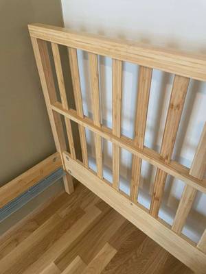 Bettgestell Bambus / IKEA KONGSHUS 160x200,  115,- (1220 Wien) - willhaben