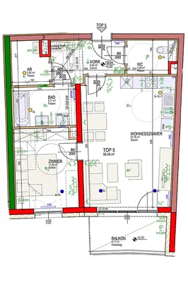 Wohnung mieten in Gmünd – 58,49 m², € 660 – Bild 5 von 5