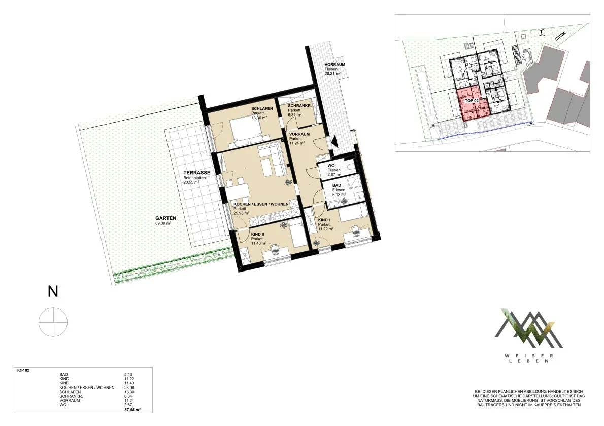 Wohnung – Anthering - Ansicht 2