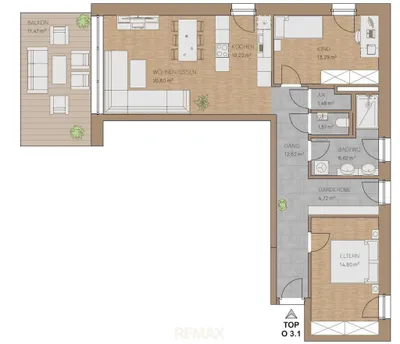 3-Zimmer-Wohnung kaufen in Liezen – 85,54 m², € 830.000 – Bild 10 von 16
