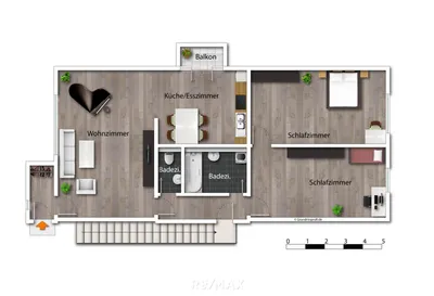 3-Zimmer-Wohnung kaufen in Wels-Land – 73 m², € 190.000 – Bild 3 von 7